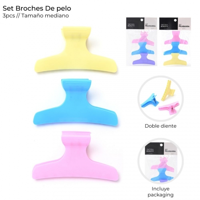 SET BROCHES PELO SKORA