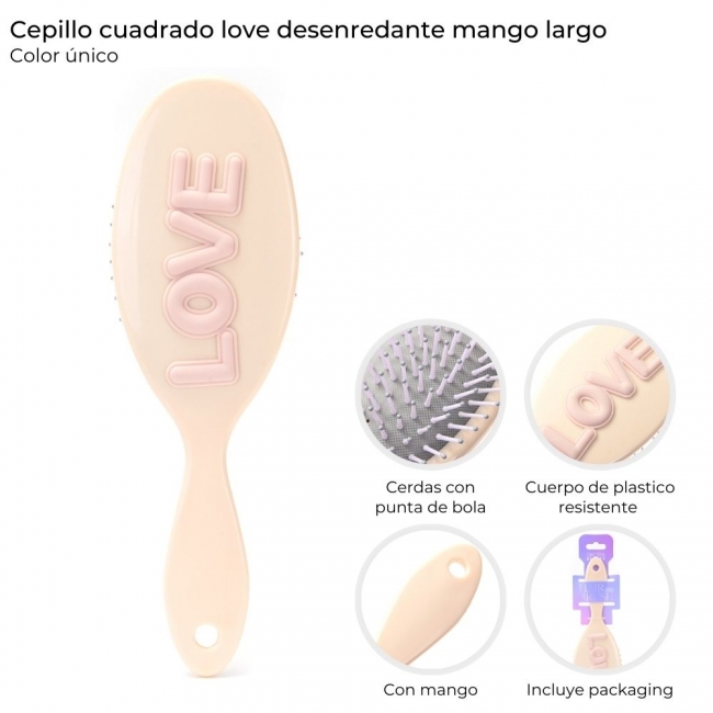 CEPILLO DESENREDANTE OVALADO SKORA