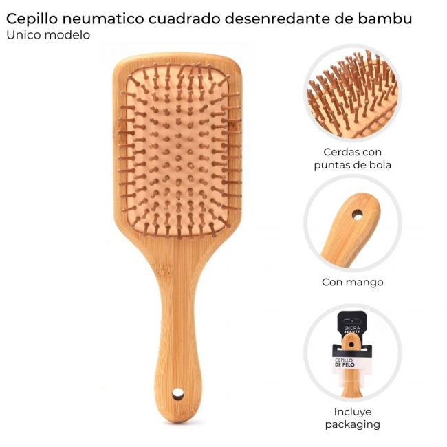 CEPILLO DESENREDANTE BAMBU SKORA