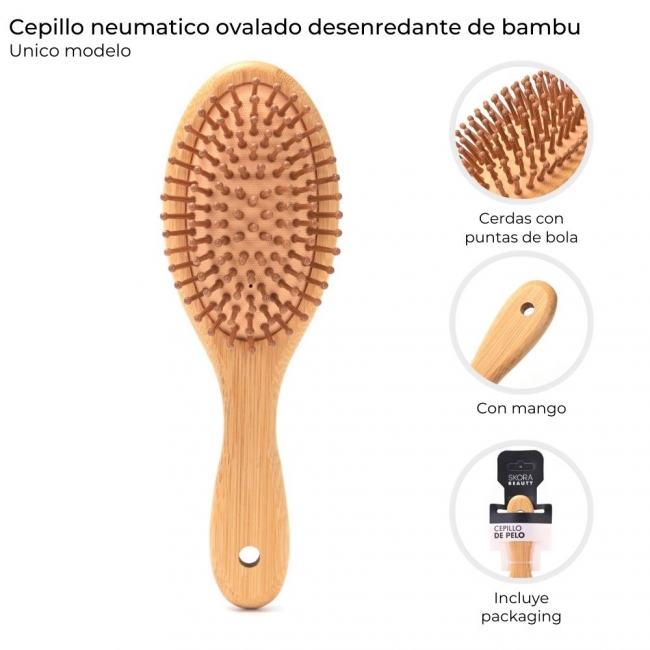 CEPILLO DESENREDANTE BAMBU SKORA