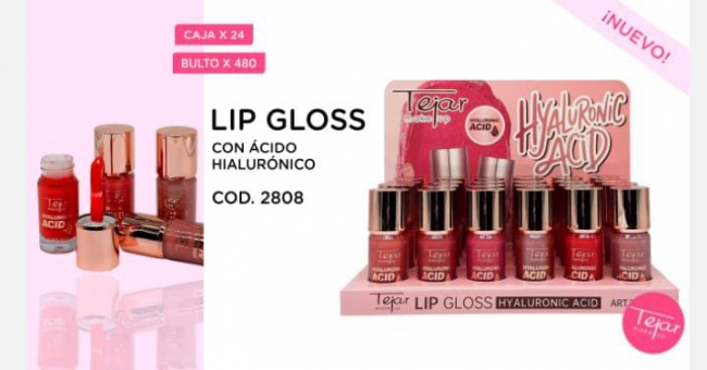 LIP GLOSS CON ACIDO HIALURONICO TEJAR 