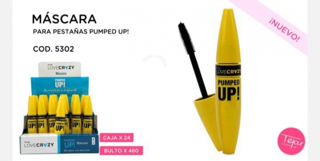 MASCARA DE PESTAÑAS PUMPED