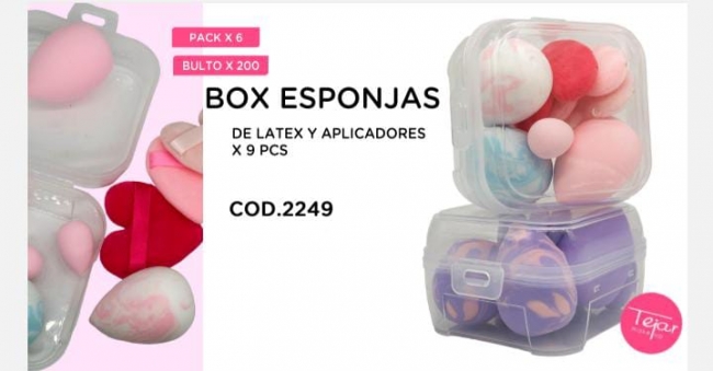 BOX ESPONJAS LATEX TEJAR 