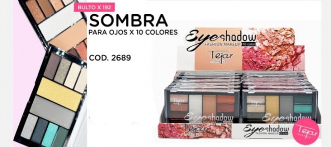 SOMBRA PARA OJOS TEJAR 10 COLORES