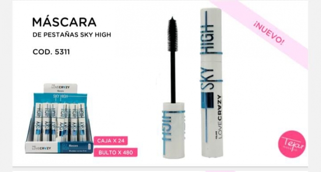 MASCARA DE PESTAÑAS SKY TEJAR