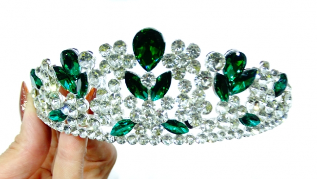 TIARA STRASS VARIOS COLORES