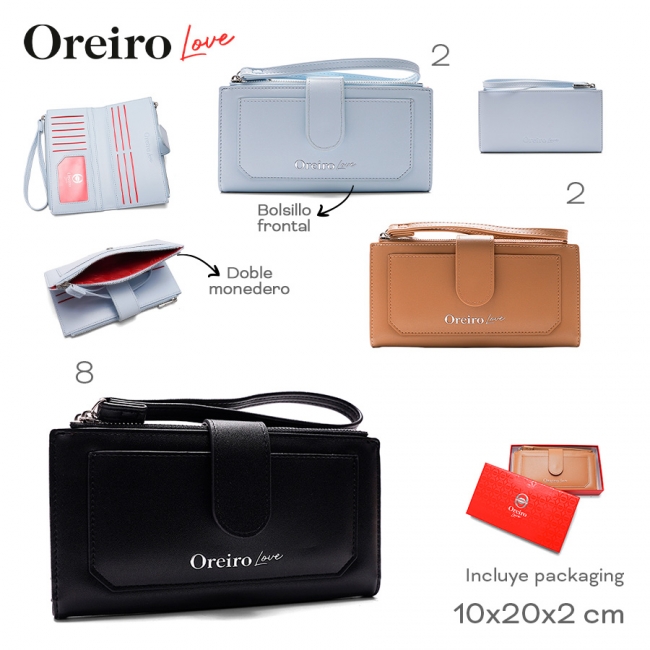 BILLETERA OREIRO LOVE T8