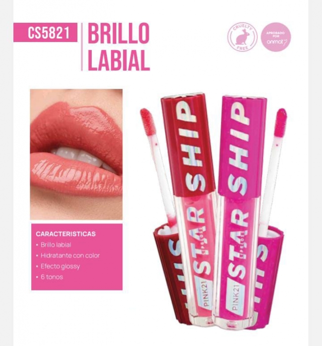 LIP GLOSS STARSHIP PINK 21