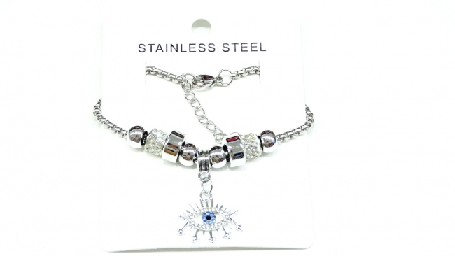 PULSERA ACERO TIPO PANDORA