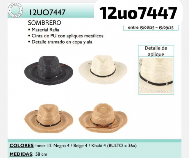 SOMBRERO CHAPELLE T8