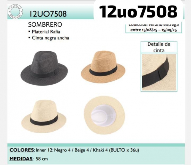 SOMBRERO CHAPELLE T8