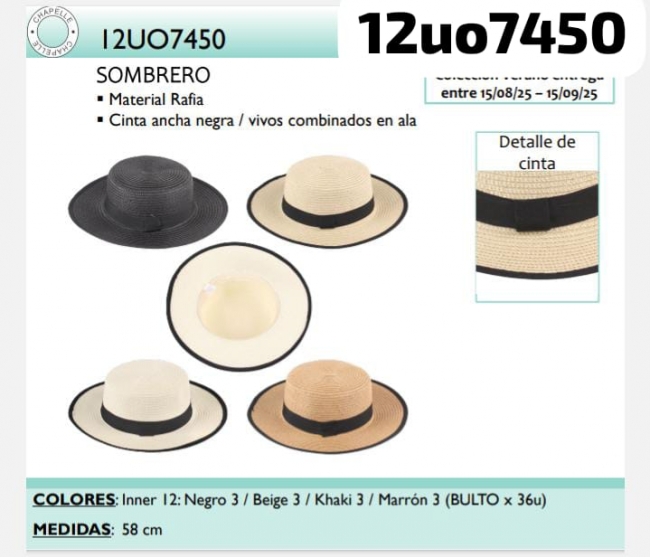 SOMBRERO CHAPELLE T8