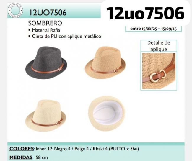 SOMBRERO CHAPELLE T8