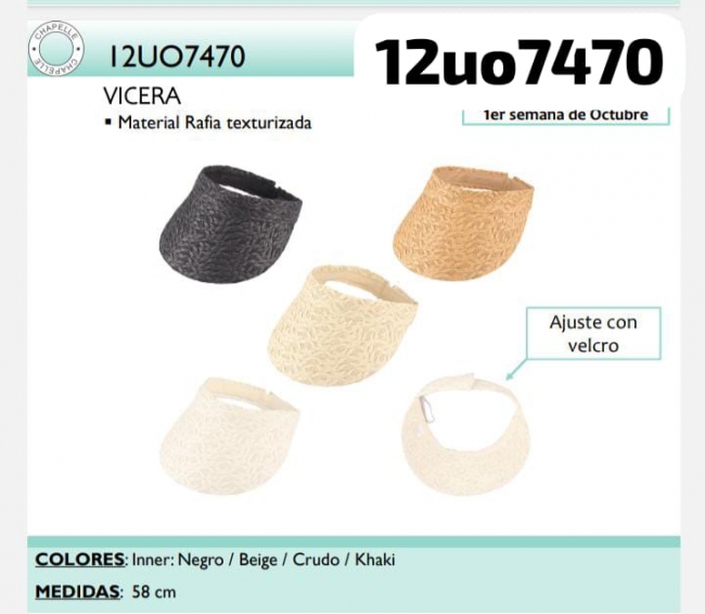 VISERA DE RAFIA LA CHAPELLE T8