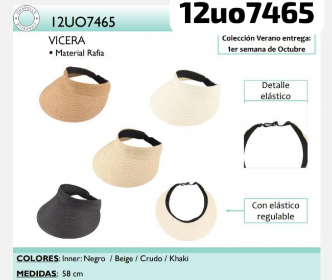 VISERA DE RAFIA LA CHAPELLE T8