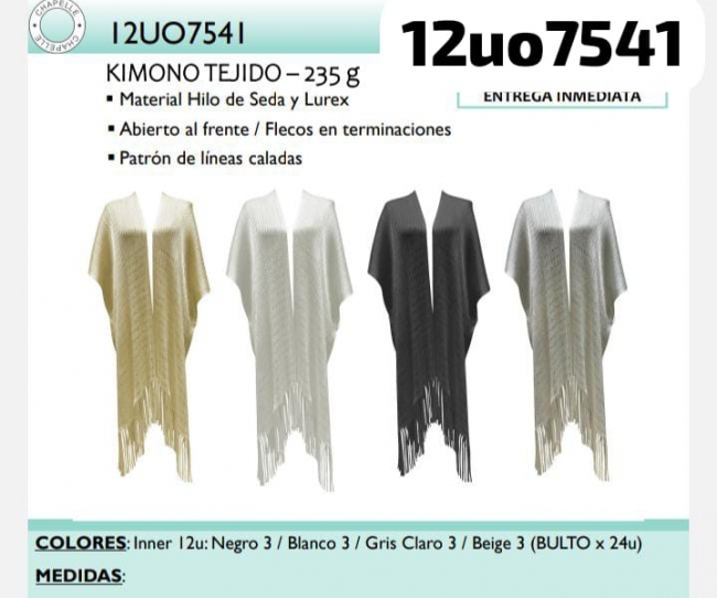 PONCHO VERANO LA CHAPELLE T8