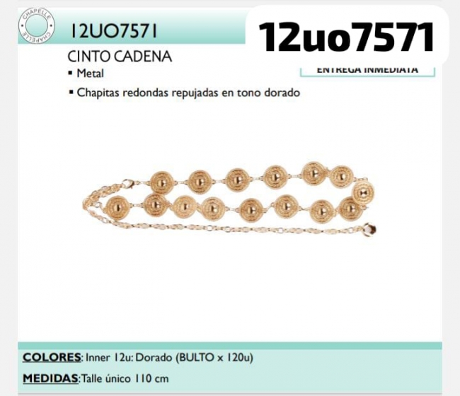 CINTO CADENA LA CHAPELLE T8