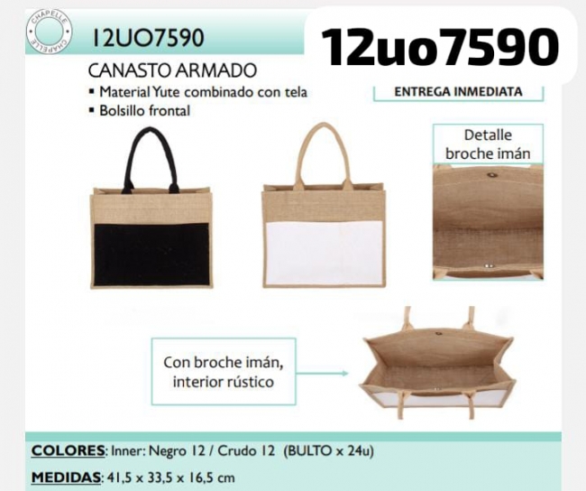 CANASTO YUTE LA CHAPELLE T8