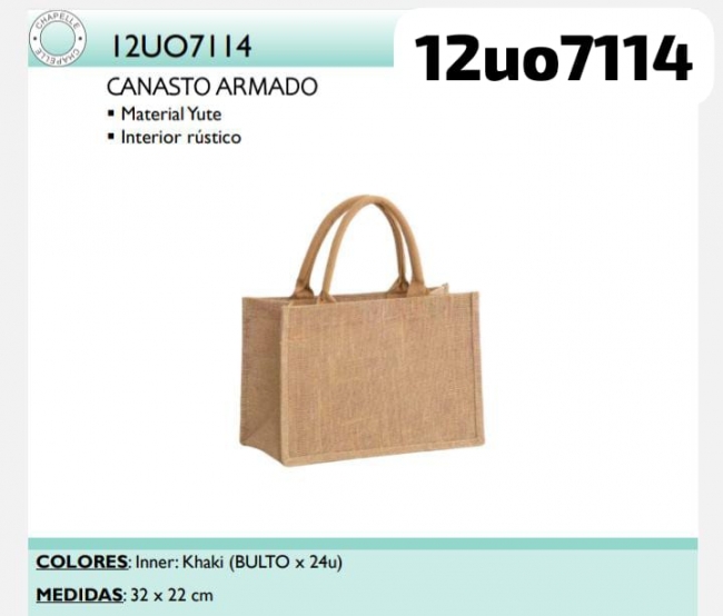 CANASTO YUTE LA CHAPELLE T8