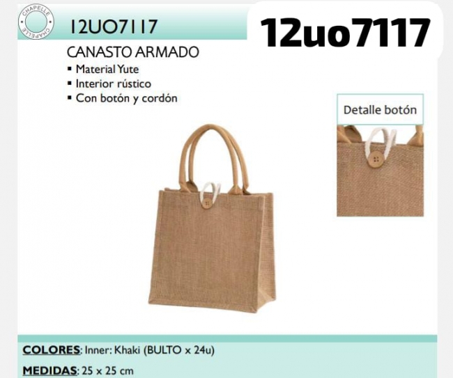 CANASTO YUTE LA CHAPELLE T8