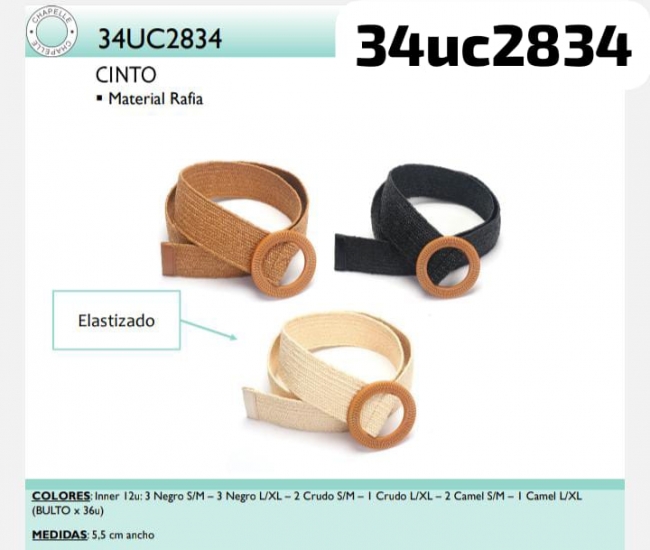 CINTO YUTE DAMA LA CHAPELLE T8