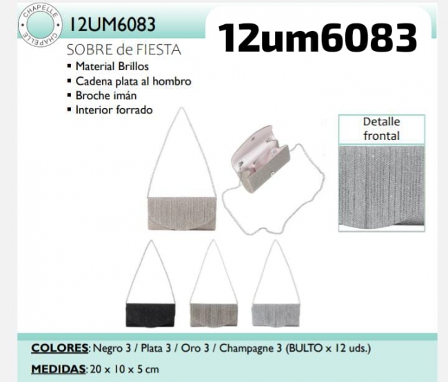 CARTERA DE FIESTA LA CHAPELLE T8