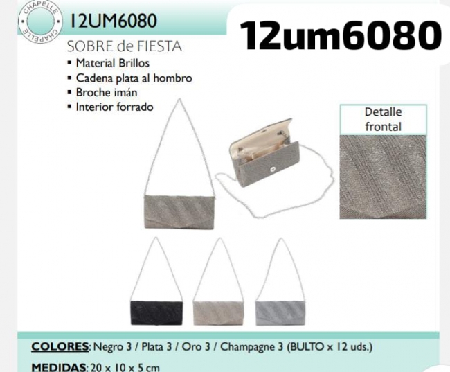 CARTERA DE FIESTA LA CHAPELLE T8