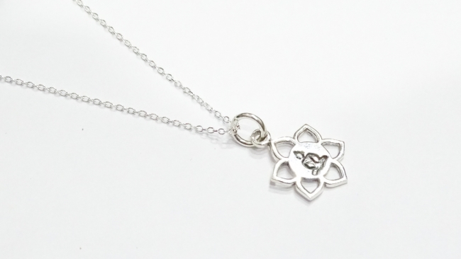 CADENA PLATA CON DIJE 45 CM