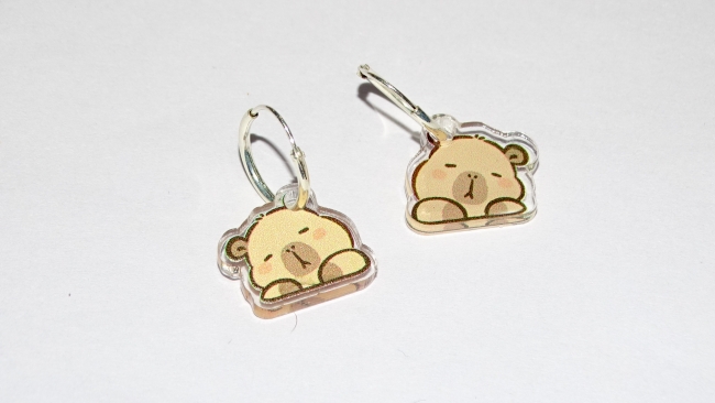 AROS PLATA 1,2 CM CAPIBARA 