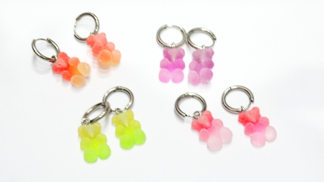 AROS ACERO OSITO SUGAR 1 CM