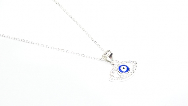 CADENA PLATA OJITO CON MICROPAVE