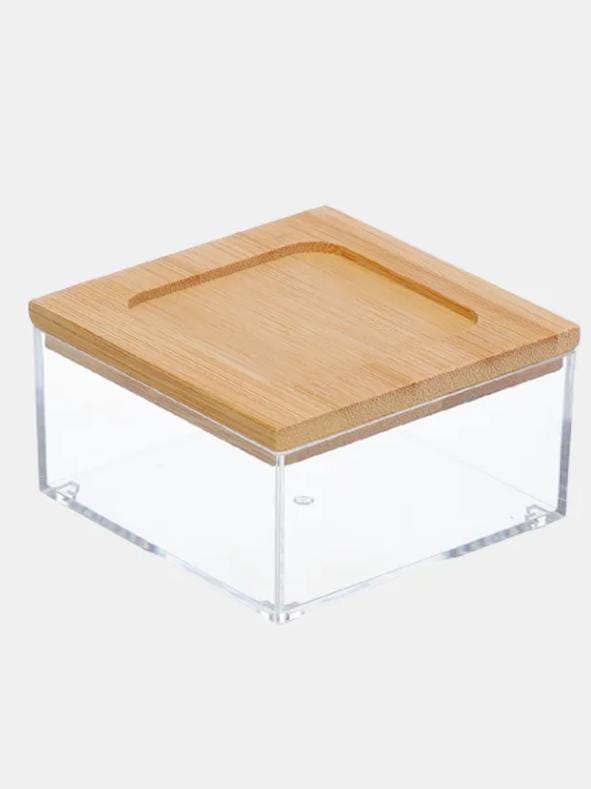 ORGANIZADOR ACRILICO Y BAMBU