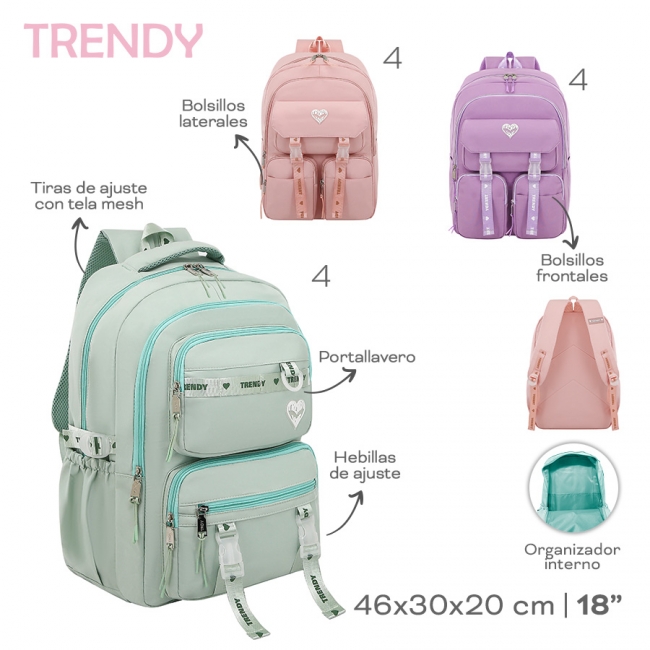 MOCHILA TRENDY T8