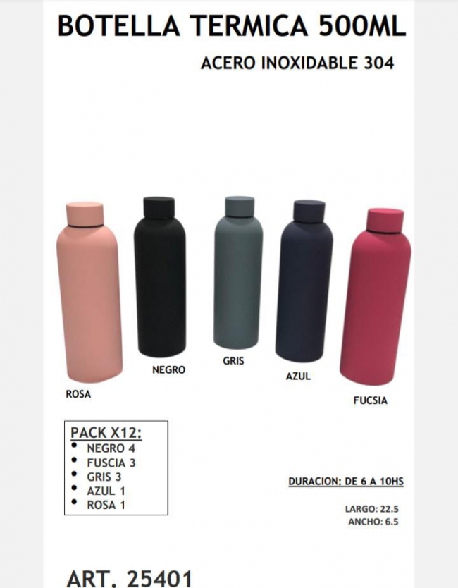 BOTELLA TERMO ISOTERMICO