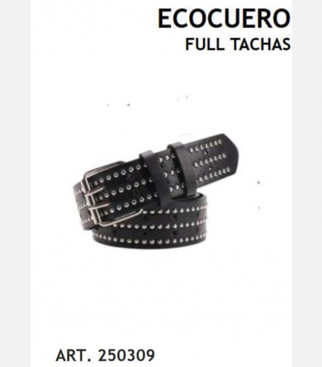 CINTO TRES TIRAS TACHAS 