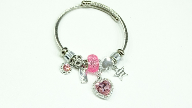 PULSERA ACERO TIPO PANDORA