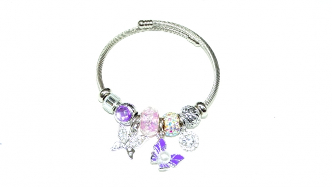 PULSERA ACERO TIPO PANDORA