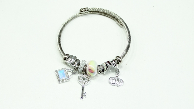 PULSERA ACERO TIPO PANDORA
