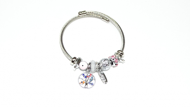 PULSERA ACERO TIPO PANDORA