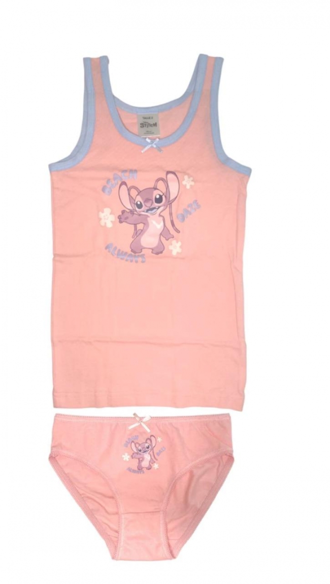 SET BOMBACHA REMERA STITCH TALLE 3