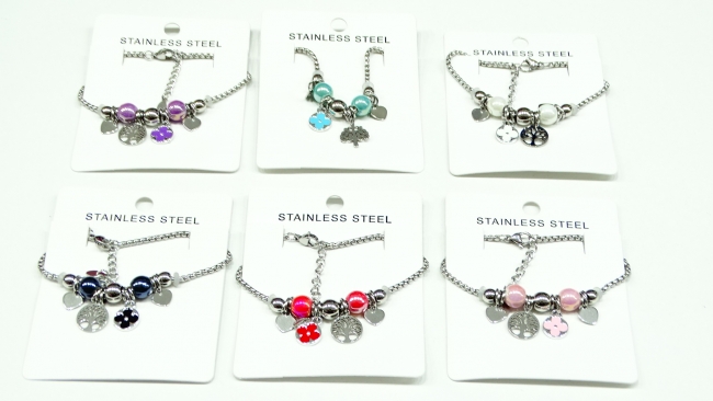 PULSERA ACERO TIPO PANDORA