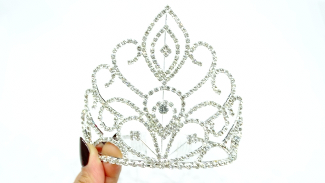 TIARA STRASS 11,5 CM