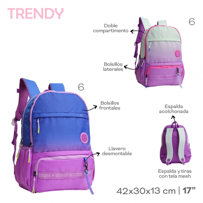 MOCHILA TRENDY T8