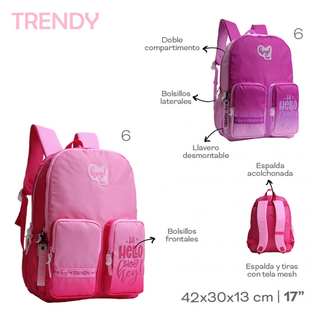 MOCHILA TRENDY T8
