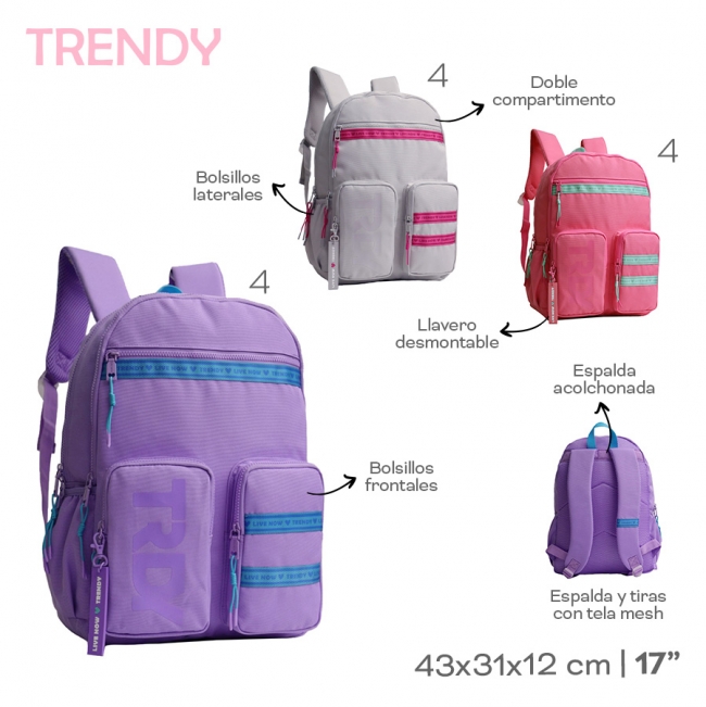MOCHILA TRENDY T8