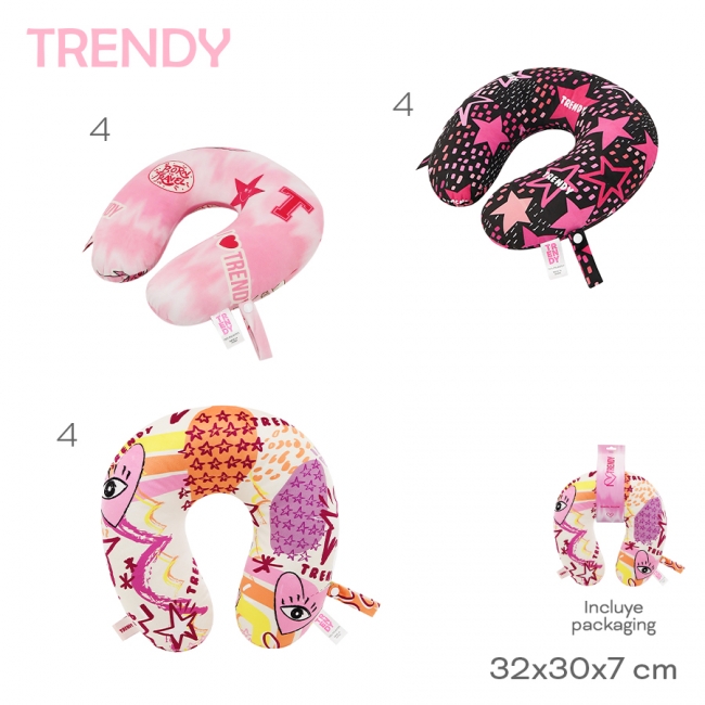 ALMOHADA VIAJE TRENDY T8