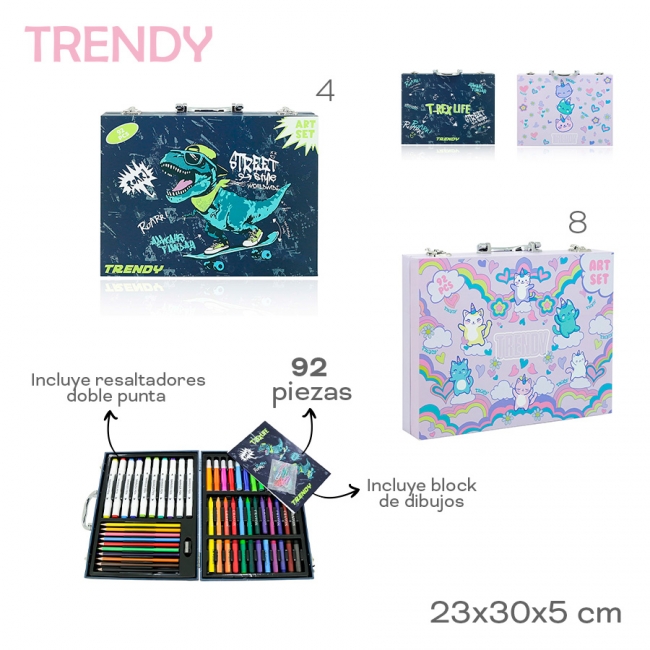 SET DE ARTE TRENDY T8