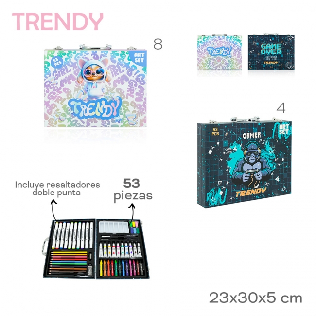 SET DE ARTE TRENDY T8