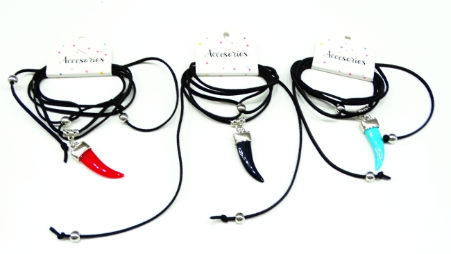 CHOKER CUERNO VARIOS COLORES