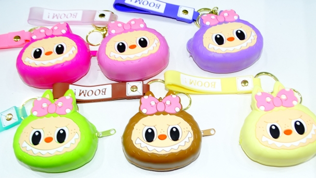 LLAVERO MONEDERO LABUBU CABEZA